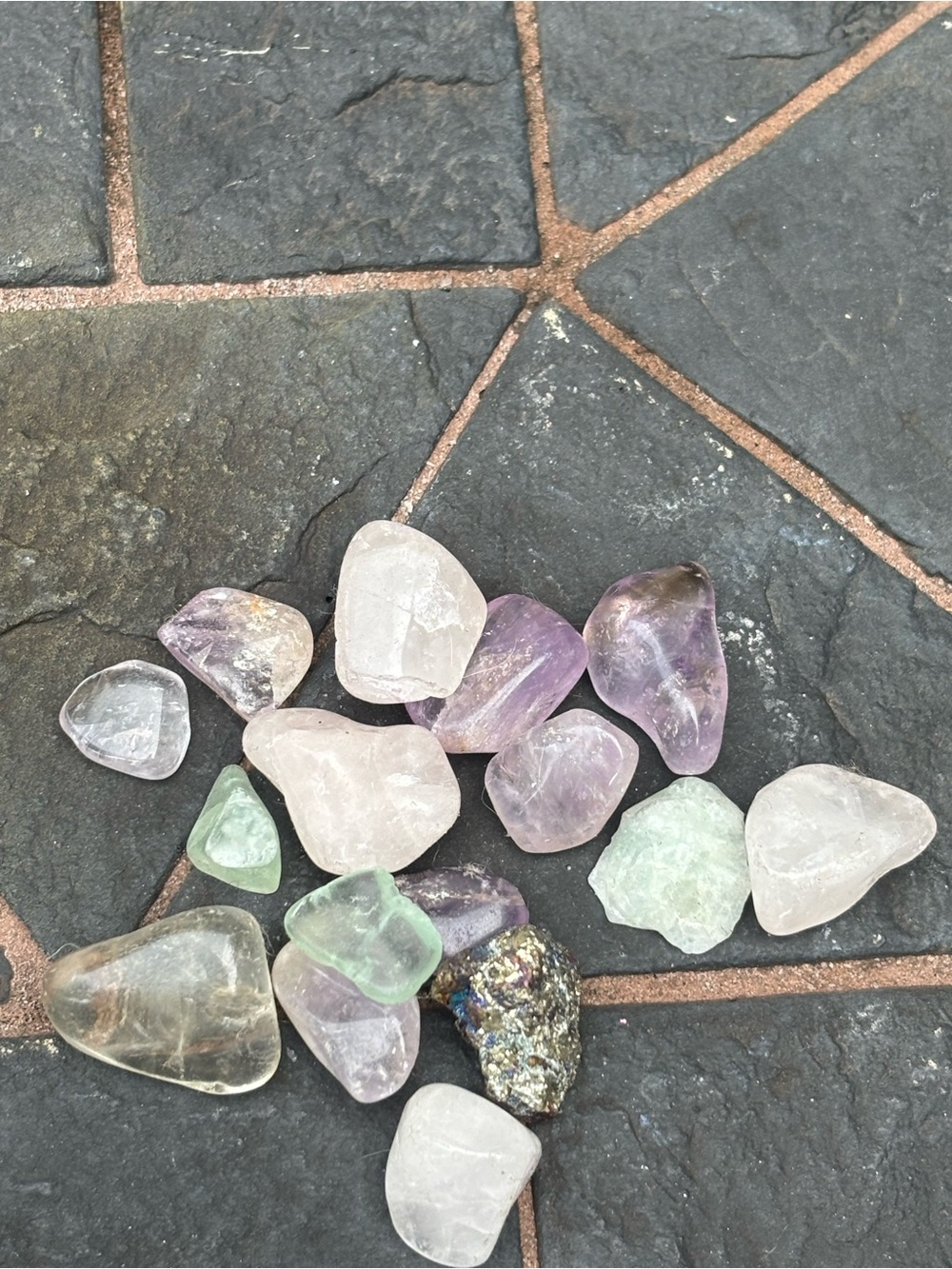 multiple small crystals